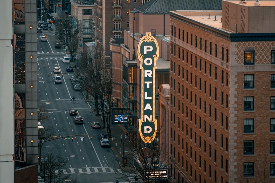 Portland City in Oregon