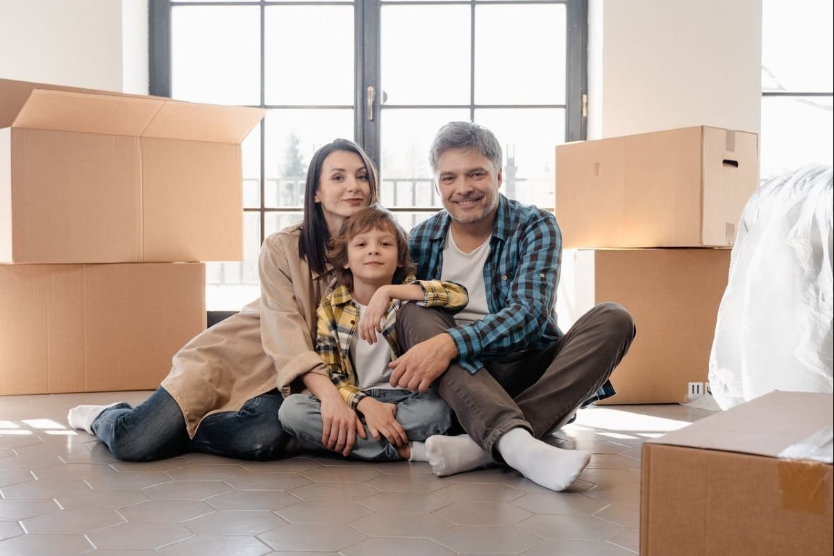 a family moving in