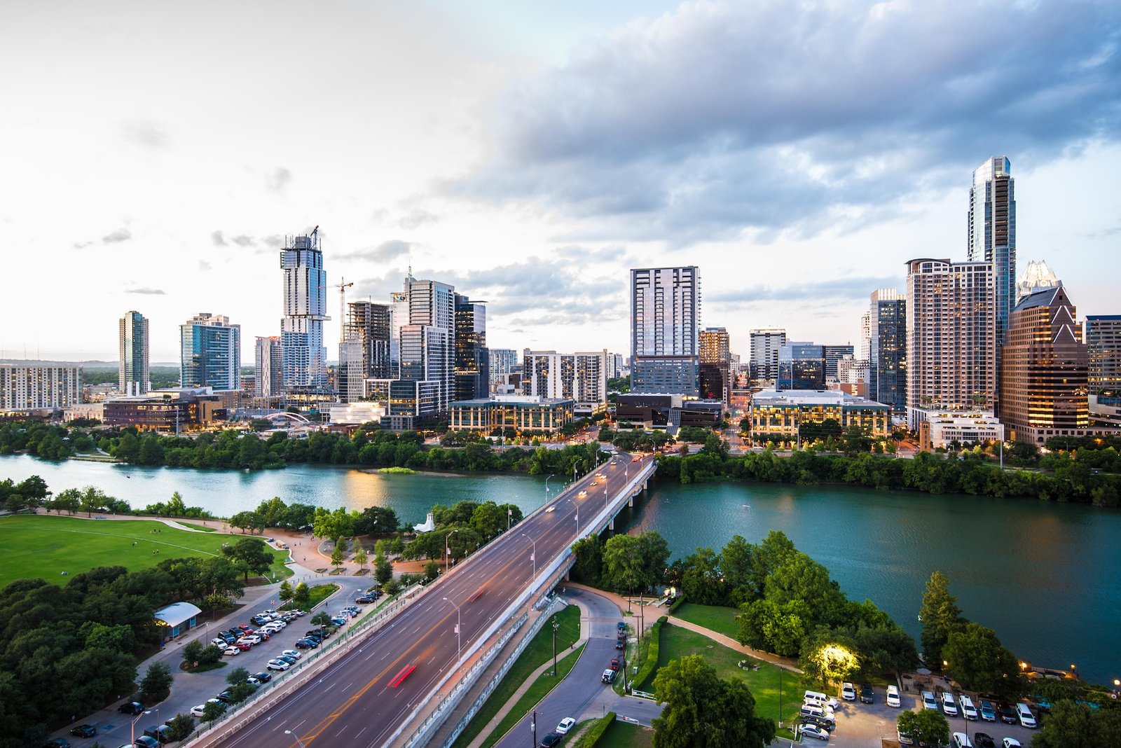 Aerial view of Austin Texas