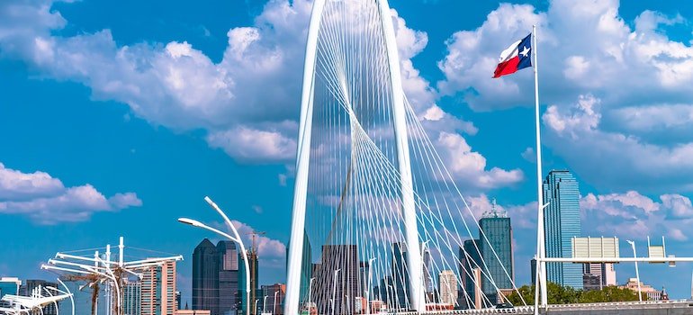 Margaret Hunt Hill Bridge in Dallas, Texas