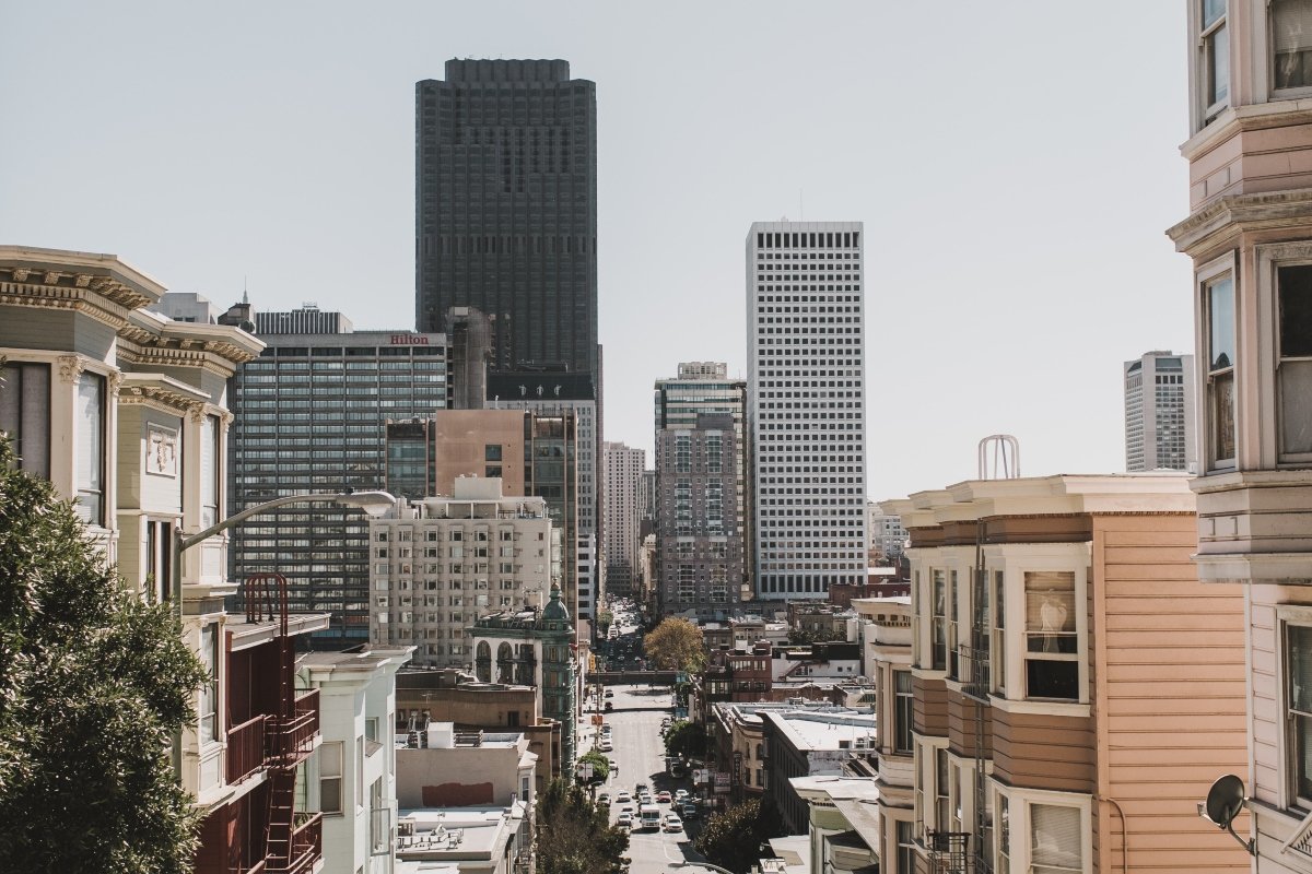 Skyline of a city during a nice day