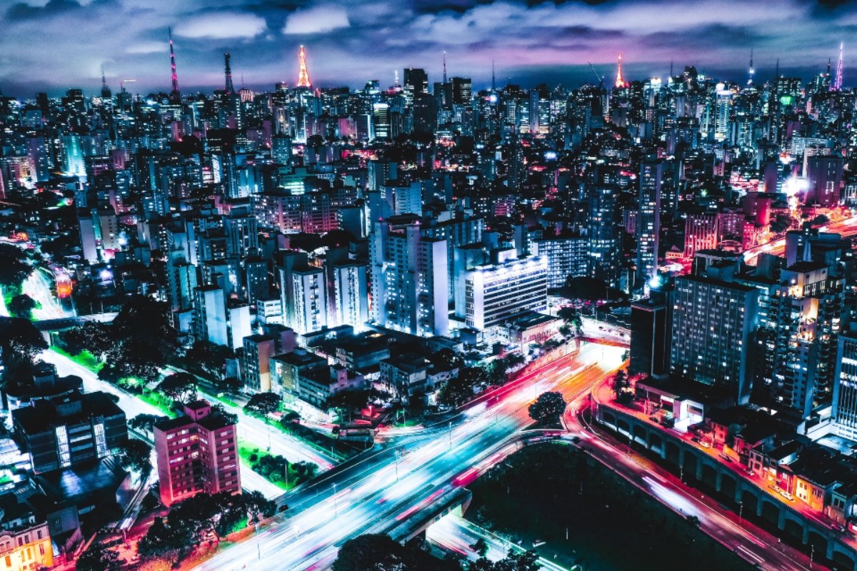 Lights of the big city in the night. If you miss them, this is one of the signs its time to leave Gilroy for a bigger city