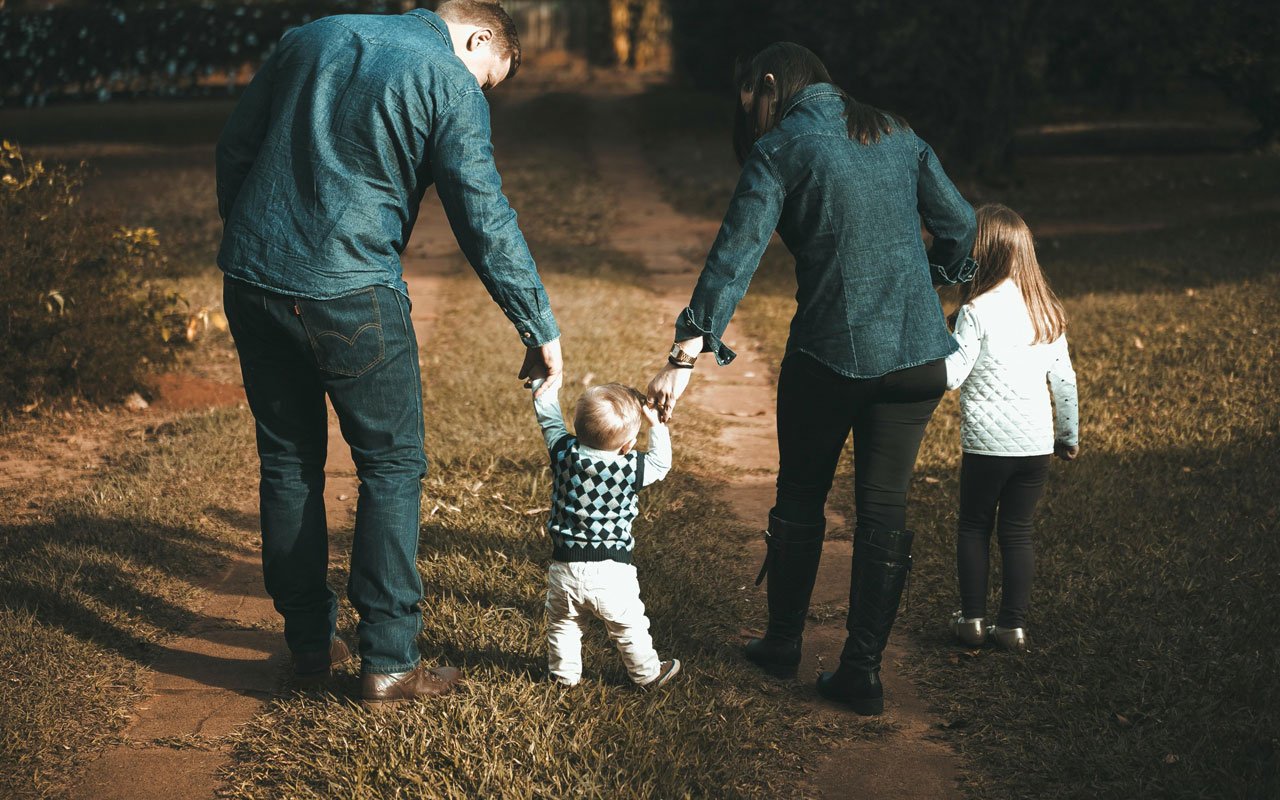 a family walk